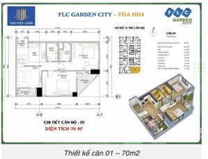 bán căn góc thương mại toà hh4 - flc đại mỗ. nhỉnh 5 tỷ. gần aeon mallhà đông gần lê quang đạo