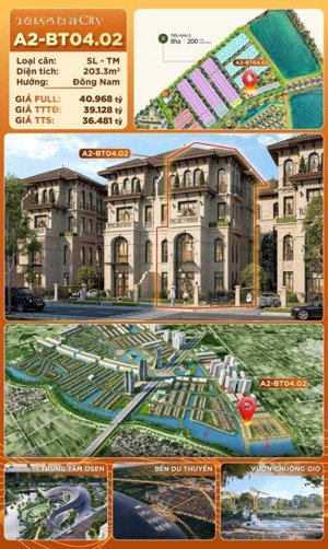 biệt thự song lập thương mại mặt đường lớn dự án alluvi city- đô thị ven sông hồng