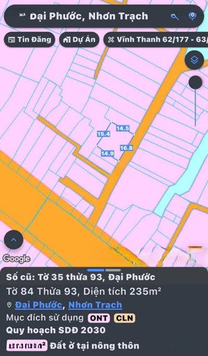 bán nhà lý thái tổ, đại phước, nhơn trạch. dt 235m2, sổ cất két, giao dịch luôn trong ngày, lh ngay