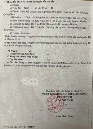 lô đất 226m² đường rộng 28m vị trí gần hàng loạt tiện ích giá chỉ 2,85 tỷ. điện bàn đông