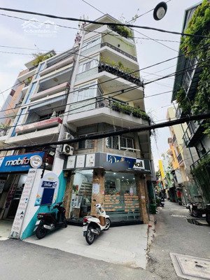 góc 2mt ngang 6m, hẻm xe tải cmt8, dt 6x10m, 4 tầng cho thuê, nhỉnh 9 tỷ