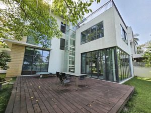 biệt thự góc 2mt nguyễn văn hưởng - 18x30m - hầm 2 tầng - compound an ninh - cần bán gấp chỉ 91 tỷ