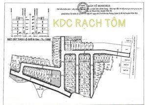 đất nền kdc rạch tôm.. dt đa dạng.. 8x12 - 8x13 - 5x16 - 5x17 .. sổ sẵn.. xây dựng được ngay