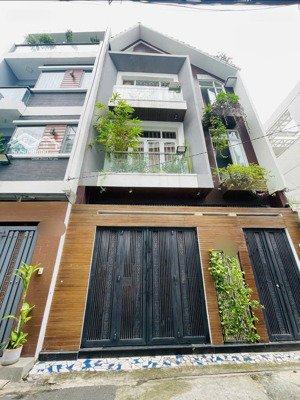 nhà 4 tầng 6x8(46m2) hẻm nhựa 6m nguyễn kiệm - công viên gia định