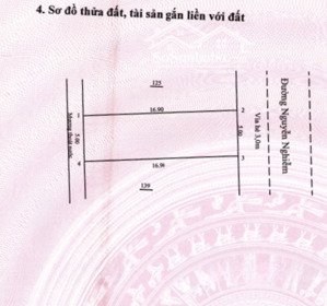 bán lô đất mt nguyễn nghiễm, dt 80m, ngang 5m, cách biển chỉ 300m, có giá tốt nhất khu vực 5 tỷ6 tl