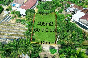 lô đẹp diên lâm: 408m2 đất cao, thổ cư sẵn giá rẻ bất ngờ!