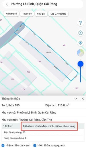 Nền thổ cư 100m2 hẻm 1 Võ Tánh - Cách chợ Cái Răng 300m