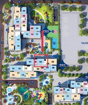 bán nhanh căn 2 phòng ngủ tòa zr2.2403 đầu tư song có lãi liền tay