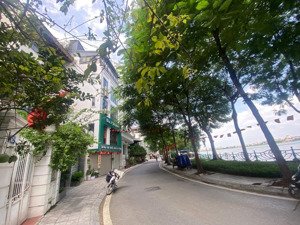 mặt phố vệ hồ, phố bao quanh hồ tây 366m2 - 460 tỷ - 4 tầng, mặt tiền 11m - view trực diện hồ tây