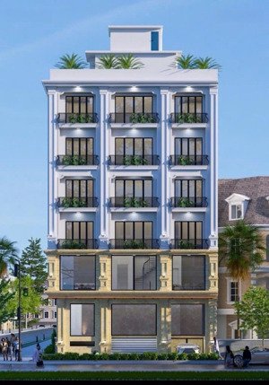 kinh doanh. lô góc. toà căn hộ 8 tầng 1 hầm ô tô tránh. 2 sàn kinh doanh. 15 căn hộ dịch vụ full đồ