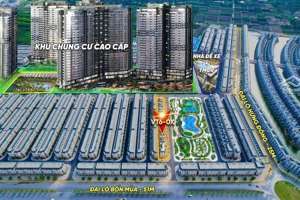 bán gấp biệt thự song lập vịnh tây 136m2 sát chung cư mua 24 tỷ bán nhanh 21.5 tỷ view công viên