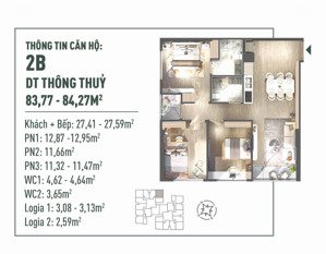 căn góc 3pn cuối cùng chỉ 71tr/m².đây là suất cuối cùng còn lại, chốt hôm nay có mức giá tốt nhất.