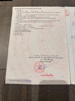 bán đất kiệt k80/29 lê hữu trác . kiệt 2 ô tô tránh nhau được . diện tích 272 m2 . ngang gần 12 m .