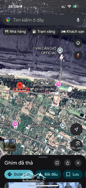 bán đất long hoà - cần giờ, 2507 m2 có 300m2 thổ cư, giá 45,1 tỷ, đường 30m, kế bên vin