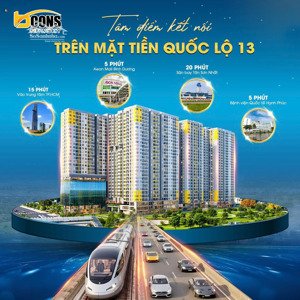 dự án mới bcons newsky, mặt tiền quốc lộ 13, gần ga metro, chiết khấu cực kì hấp dẫn