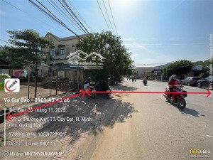 bán đất mt ql12a thị trấn quy đạt, huyện minh hóa