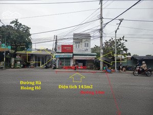 bán đất 143,1 m nở hậu, ngang 6,4m, đường hà hoàng hổ, phường mỹ hòa, long xuyên
