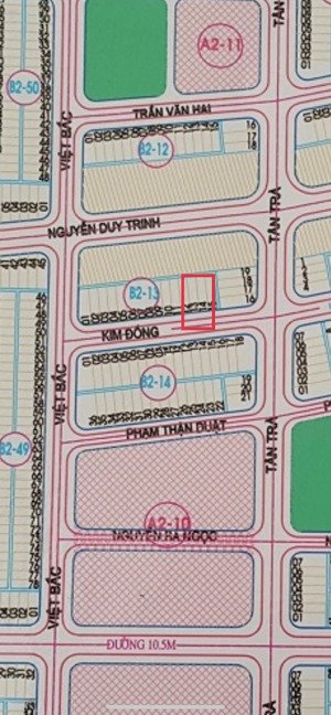 bán cặp đất biển tân trà. đường kim đồng, đường rộng 7.5 m. đất biển nam đà nẵng