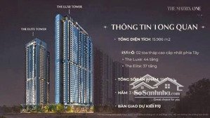 bán căn 2 phòng ngủ đẹp nhất the matrix one premium, 82, 1m2 hàng hiếm tại nam từ liêm, hà nội