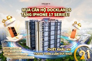 sở hữu docklands 3pn giá tốt độc quyền chỉ từ 6,2 tỷ cùng ưu đãi khủng chiết khấu 4% & iphone17 pro