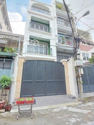 sát chợ bà chiểu! cần bán nhà hẻm xe hơi nơ trang long, p7, dt 4x19m, 75m2, 4 lầu, giá 12.5 tỷ tl