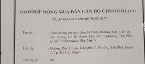 cần bán nhanh căn 2pn tòa s4 ch sunshine sky city giá siêu tốt