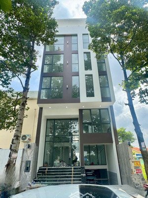 ngay the sun avenue - toà nhà mặt tiền đường số 51 quận 2 - dt: 8x20m - hầm 5 tầng - giá chỉ 38 tỷ