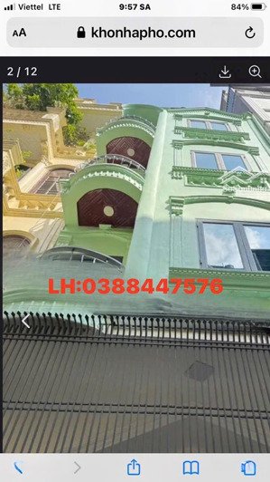 tô vĩnh diện thanh xuân hà nội
dt:59m. 5t 4,5 mt(15,7 tỷ)
khu phân lô quân đội - nhà đẹp ở ngay