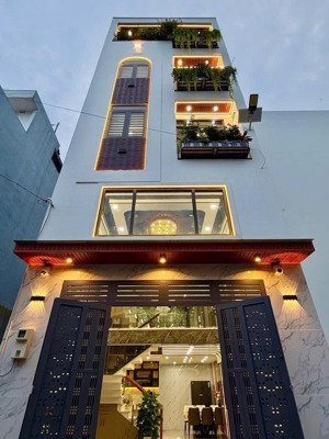 9.3 tỷ tl biệt thự mini 5 tầng - ngang 5m, 40m2 cn - hxh - 30m ra mặt tiền ngay phan đăng lưu