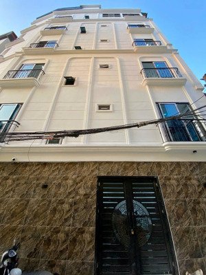 bán toà ccmn ngay nhổn 72m2 -7 tầng - thang máy, lô góc, 19 phòng full đồ cả máy giặt, 