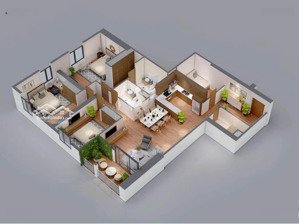 em cần bán căn góc 142,8m2 4pn/2vs tầng trung toà hpc 105 tố hữu