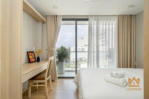 cho thuê căn hộ 1 phòng ngủ ban công full nội thất khu tân định có thang máy, lễ tân quận 1