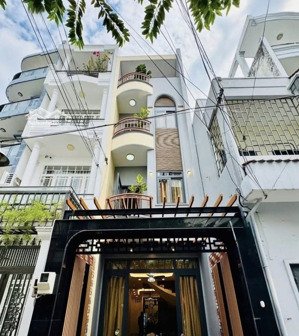 quang trung, p10, gò vấp - 62,4m2 - 4 tầng có thang máy, xe hơi đỗ trong nhà - sổ hồng sẵn