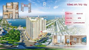hot - giỏ hàng đẹp nhất peninsula đà nẵng - 2pn 63,6m2~77,6m2 chỉ từ 3,x tỷ