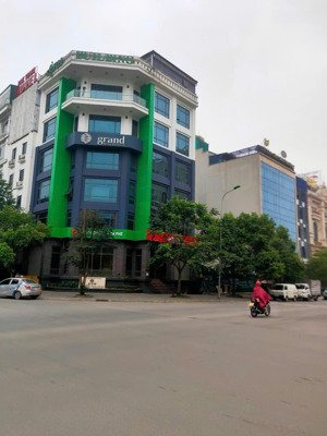 cho thuê tòa nhà lô góc mạc thái tông - nguyễn chánh - cầu giấy 170m2 7 tầng 1 hầm. giá 220tr