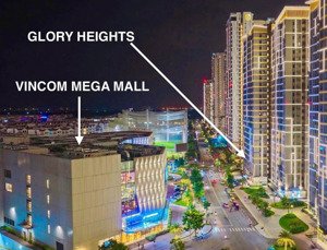 bán nhanh căn hộ cao cấp glory heights, căn studio giá 2,250 tỷ vị trí gần kề vincom megamall