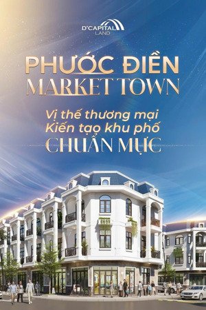 phước điền market town - tâm điểm nhà phố thương mại, shophouse thuận an tphcm