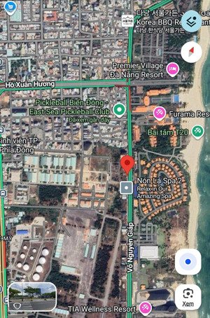 cần chuyển nhượng 2 lô đất biển , mặt tiền võ nguyên giáp