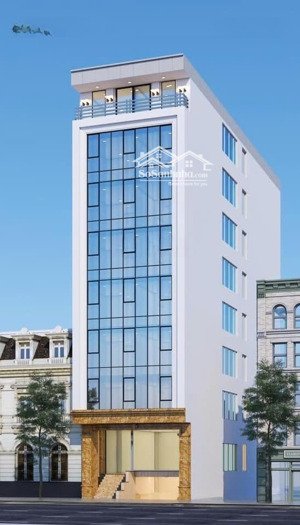 bán toà văn phòng 2 thoáng mặt phố la thành - voi phục, 90m2 x 9t. 59 tỷ, đường 50m, vỉa hè rộng.