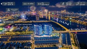 căn 2 phòng ngủ diện tích 73m2 mặt tiền sông hàn view pháo hoa