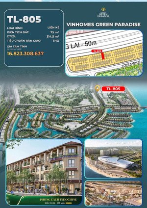 em sẵn căn tl - 80x đối diện sân golf giá tốt nhất giỏ hàng, mặt tiền đường 50m số lượng có hạn ạ