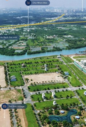 bán đất nền dự án saigon village, 2,05 tỷ, 80m2, view đẹp, giá cực chất ở cần giuộc, long an