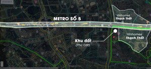 hàng hiếm đón sóng metro 5 chủ ngộp bank bán rẻ 71.8m2 khoang mái cách đại lộ thăng long chỉ 200m
