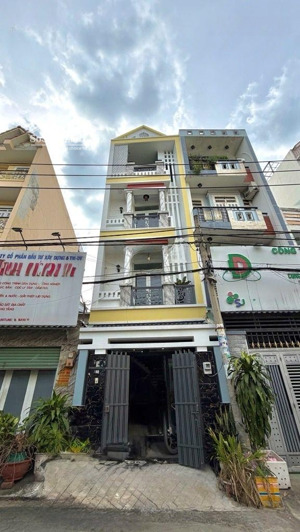 siêu phẩm 4 tầng - tân kỳ tân quý sát tân phú - 55m2 - đường 6m như mặt tiền - nhỉnh 6,5 tỷ