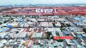 hàng hiếm bán đất tặng nhà tiền chế mặt tiền d11 chợ vietsing, trục đường d11 kd sầm uất, giá 5.3tỷ