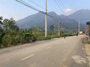 tôi bán lô đất 400m, mặt tiền 15m trục chính xã, buôn bán tốt mà vẫn view cánh đồng và núi siêu đẹp