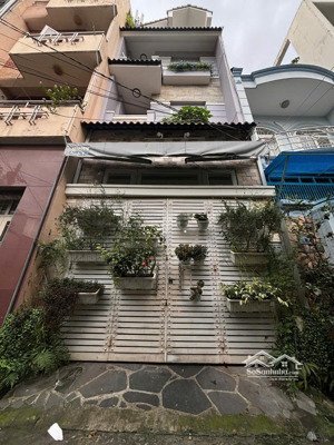 nhà 5 tầng đẹp kiên cố ở ngay, dt 4x14m, cn 56m2, hxh nguyễn văn đậu gần khu phan đăng lưu