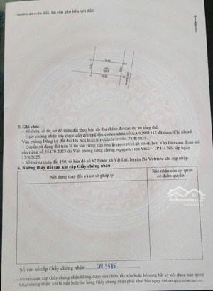 bán đất vật lại, ba vì, hà nội, 1,3 tỷ, 105,5m2, giá ưu đãi đẹp