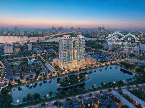 căn hộ duplex siêu sang, có bể bơi và sân vườn riêng view sông