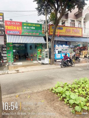 nhà 125m2 mặt tiền d3 trục chính khu dân cư rạch bắp , an điền , bến cát - giá 3 tỷ 9